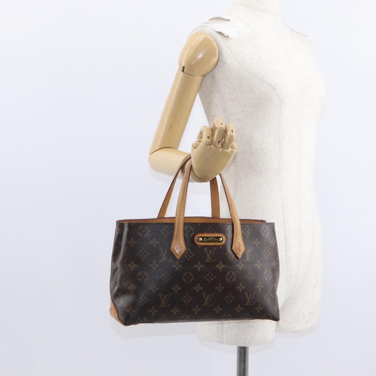Louis Vuitton Wilshire Handbag Monogram Canvas