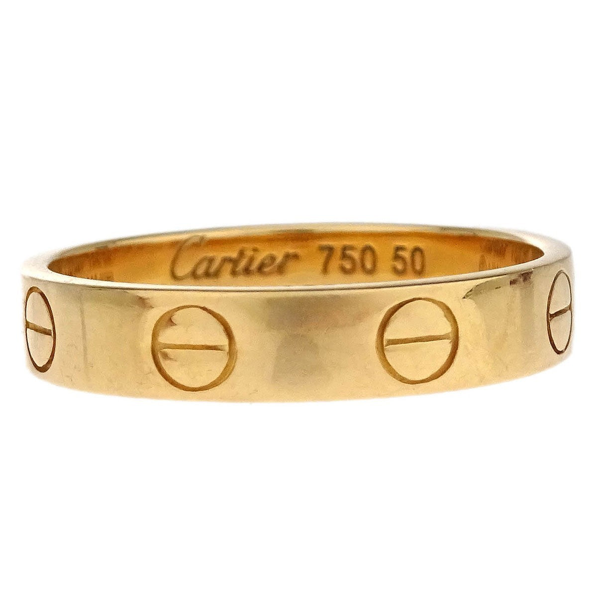 Cartier Love Band Ring 18K Rose Gold