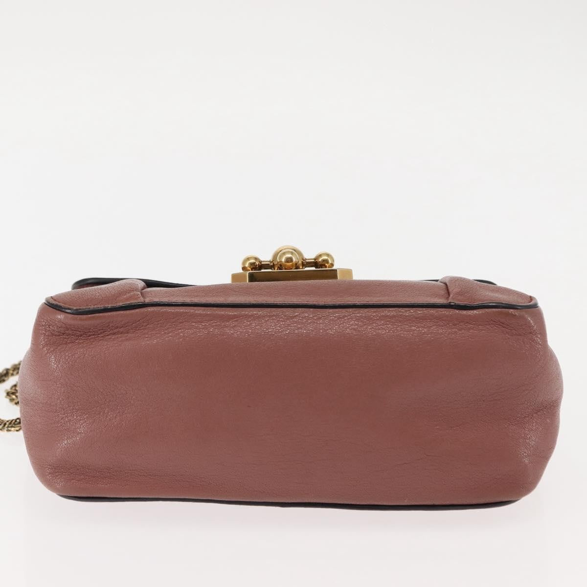Chloe Elsie Chain Shoulder Bag Leather