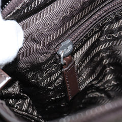 Prada Vintage Zip Tote Tessuto