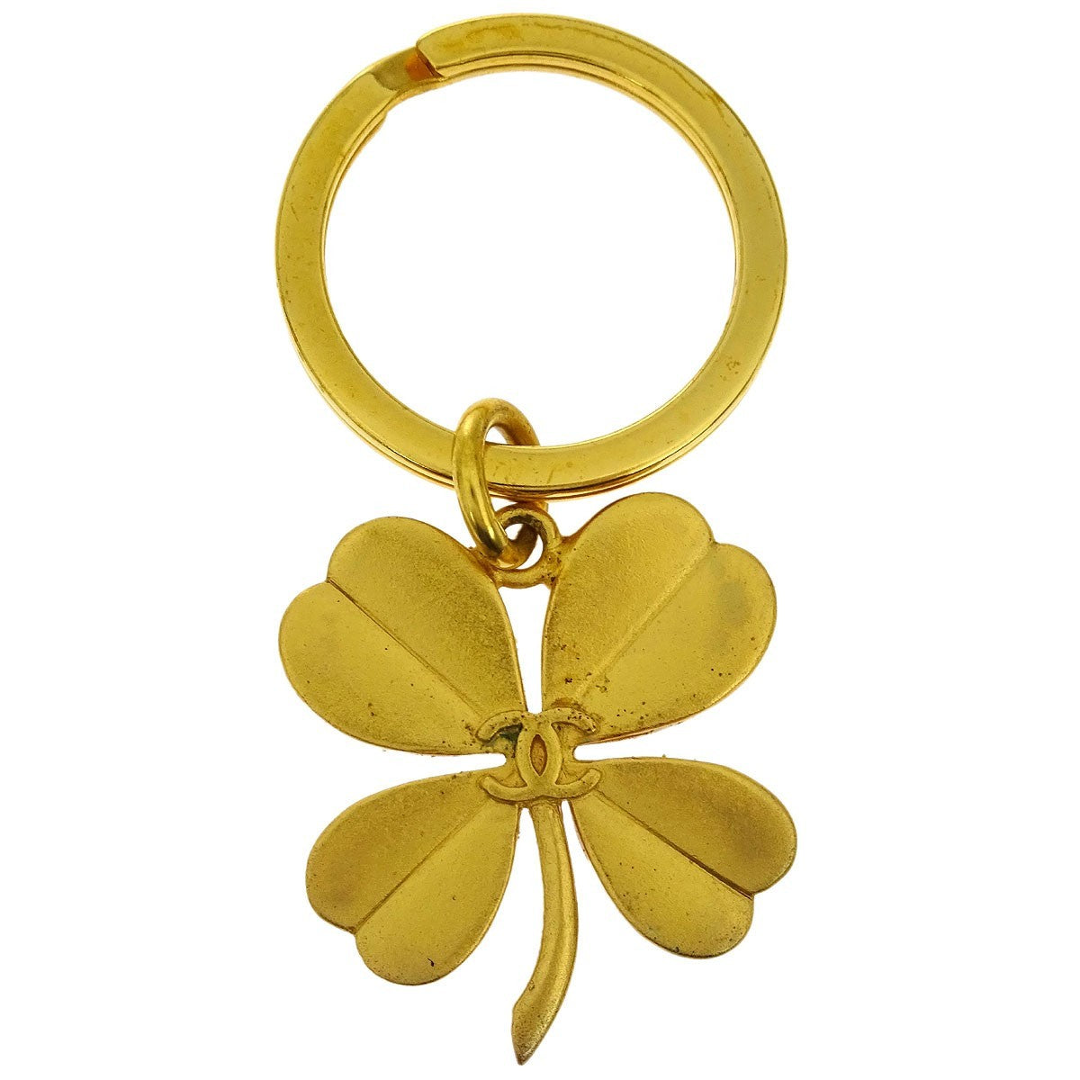 Chanel Vintage CC Keychain Metal