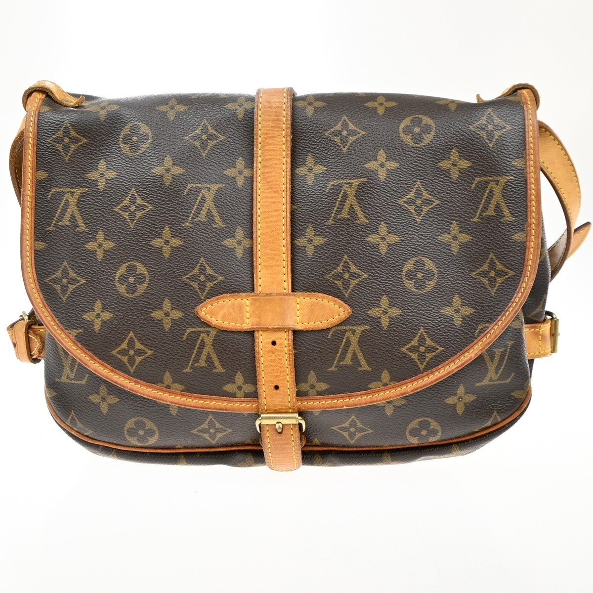 Louis Vuitton Saumur Handbag Monogram Canvas