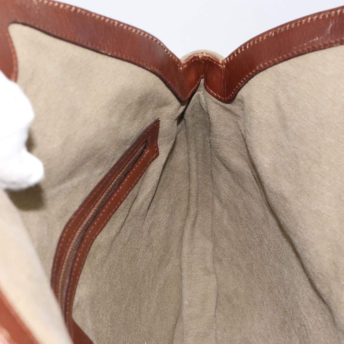 Gucci Vintage Bamboo Hobo Canvas