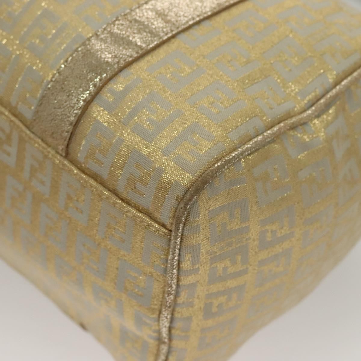 Fendi Boston Bag Zucchino Lurex Canvas