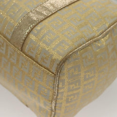 Fendi Boston Bag Zucchino Lurex Canvas
