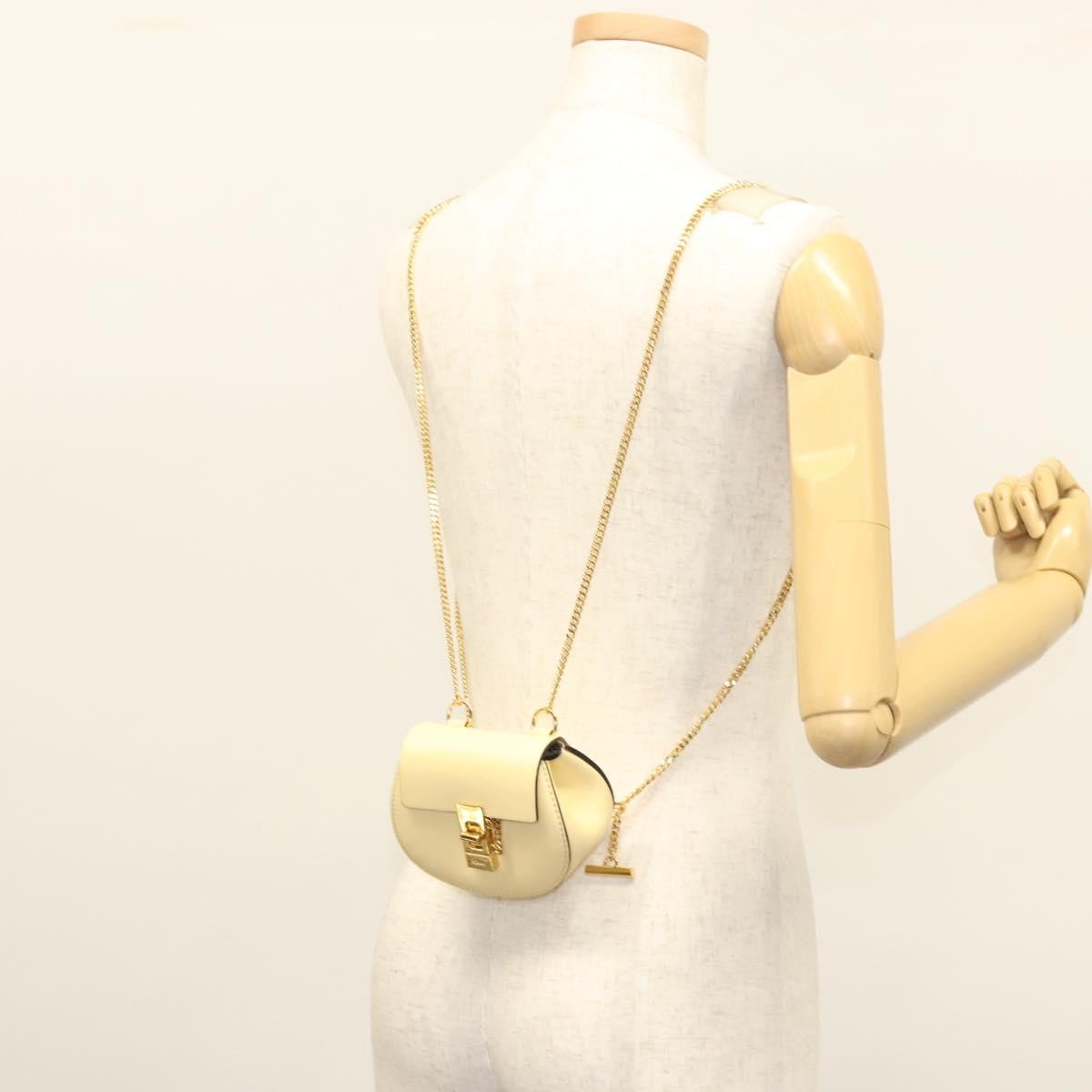 Chloe Drew Crossbody Backpack Leather