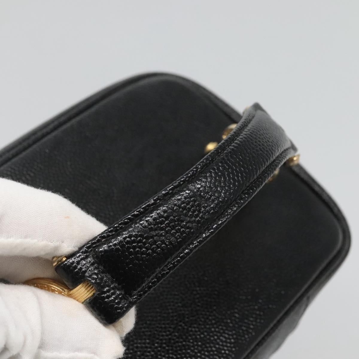 Versace Vanity Hand Bag Leather