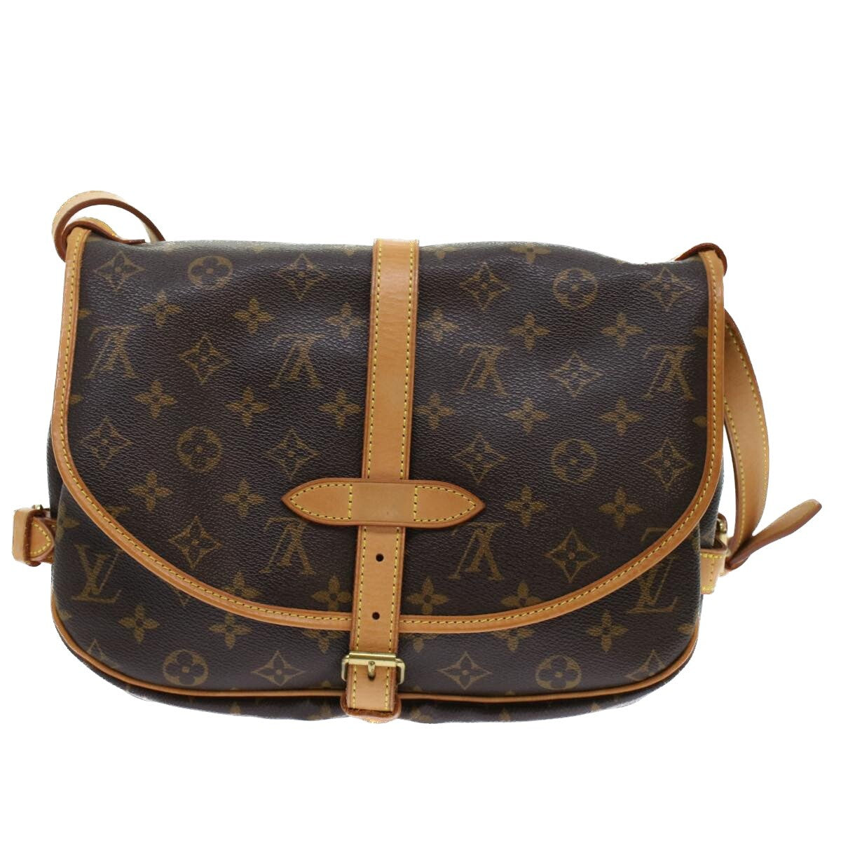 Louis Vuitton Saumur Handbag Monogram Canvas