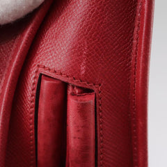 Hermes Foley cognac Handbag Leather