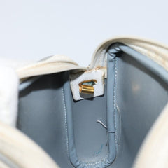 Christian Dior Vintage Honeycomb Shoulder Bag Canvas