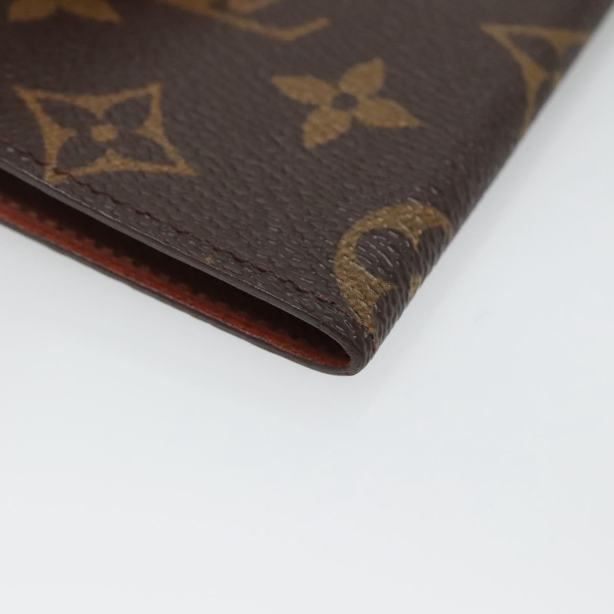 Louis Vuitton Porte Cartes Pression Card Case Monogram Canvas