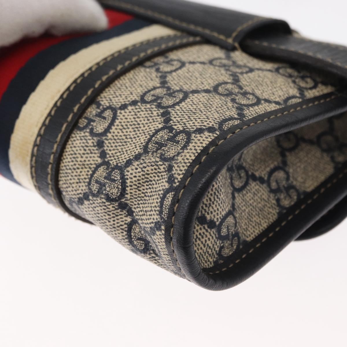 Gucci Vintage Web Belt Bag GG Coated Canvas