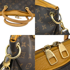 Louis Vuitton Pallas Tote Monogram Canvas with Leather