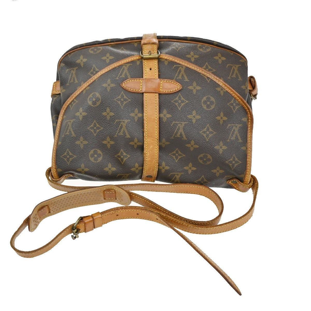 Louis Vuitton Saumur Handbag Monogram Canvas