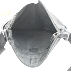 Gucci Zip Messenger GG Canvas with Perforated Leather