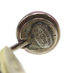 Chanel CC Round Clip-On Earrings Enamel with Metal