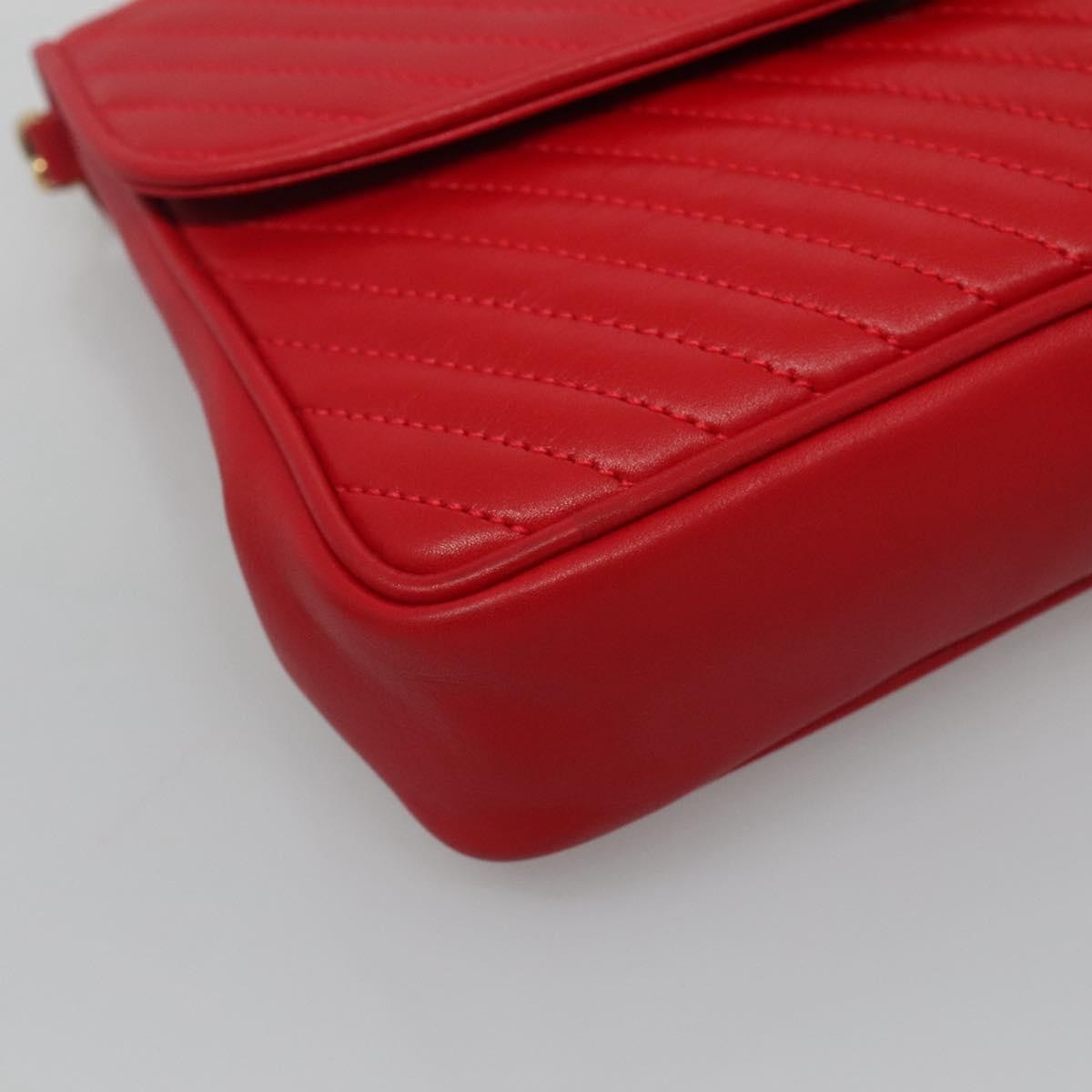 Celine Chain Shoulder Bag Leather