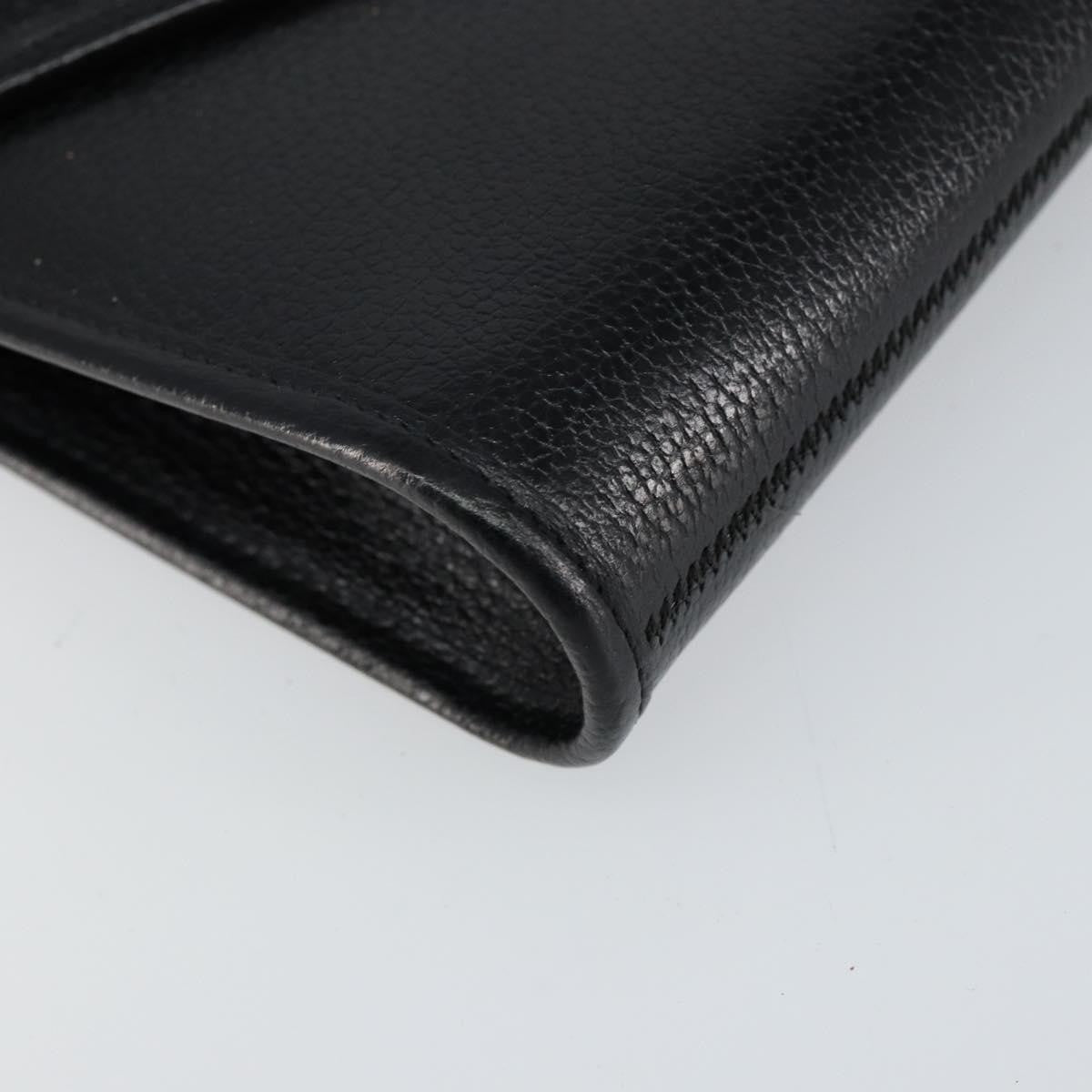 Christian Dior Vintage Chain Flap Shoulder Bag Leather