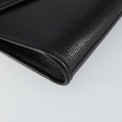 Christian Dior Vintage Chain Flap Shoulder Bag Leather