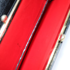 Celine Circle Logo Compact Wallet Leather