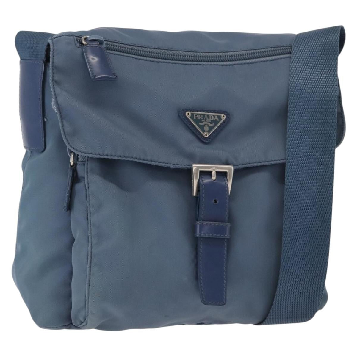 Prada Buckle Messenger Bag Tessuto