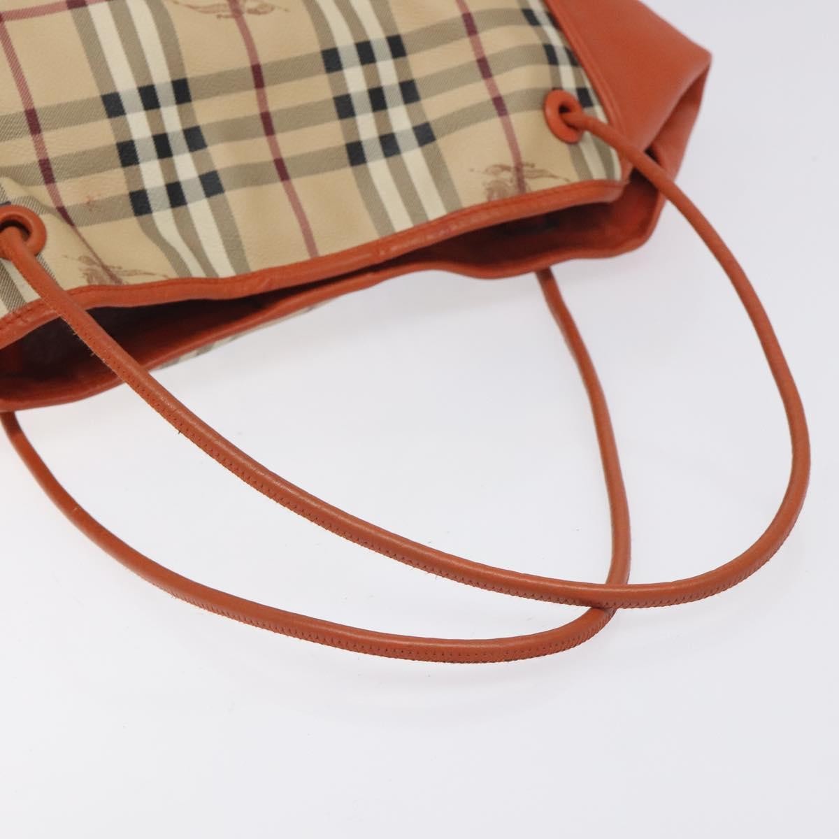 Burberry Canterbury Panels Tote Haymarket Coated Canvas and Leather