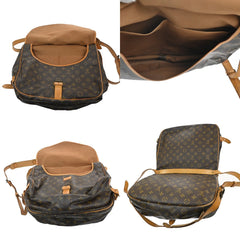 Louis Vuitton Saumur Handbag Monogram Canvas