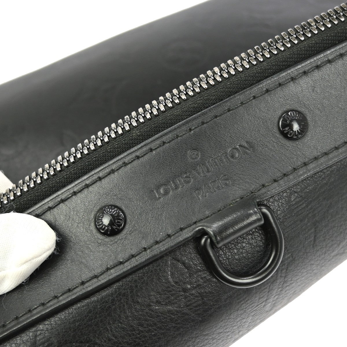 Louis Vuitton Discovery Pochette Monogram Shadow Leather