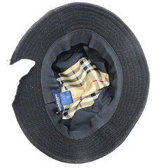 Burberry Nova Check Bucket Hat Wool Cotton