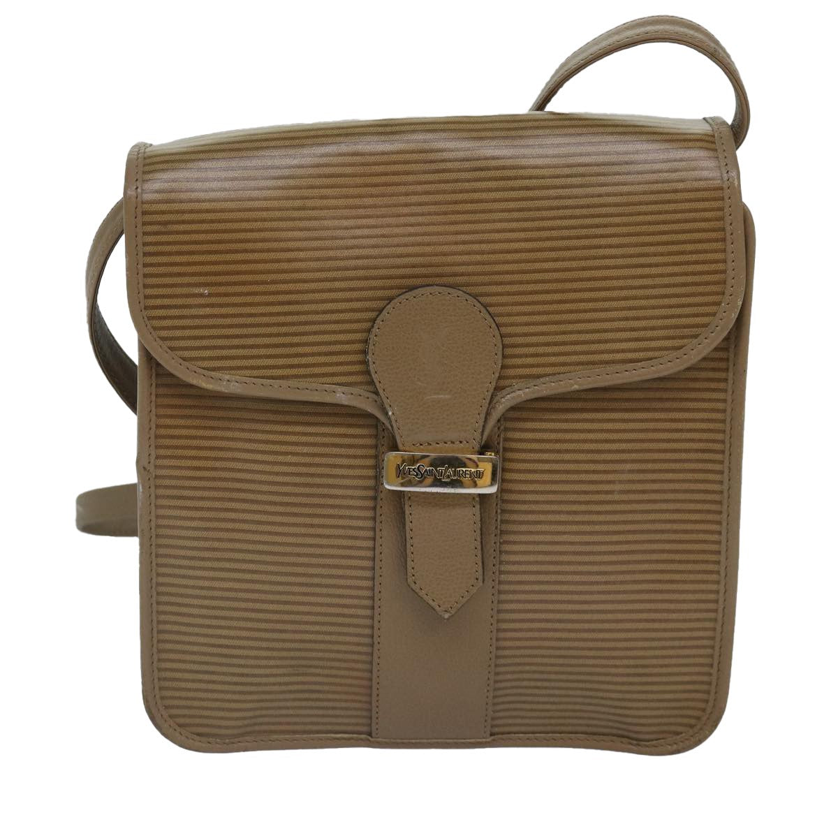 Saint Laurent Vintage Shoulder Bag PVC Leather