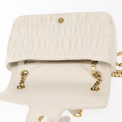 Prada Chain Flap Shoulder Bag Nappa Gaufre