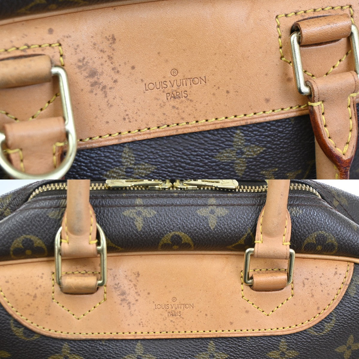 Louis Vuitton Deauville Handbag Monogram Canvas