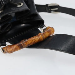 Gucci Vintage Bamboo Sling Backpack Nylon