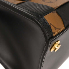 Louis Vuitton City Steamer Handbag Damier Tressage Reverse Monogram Canvas and Leather