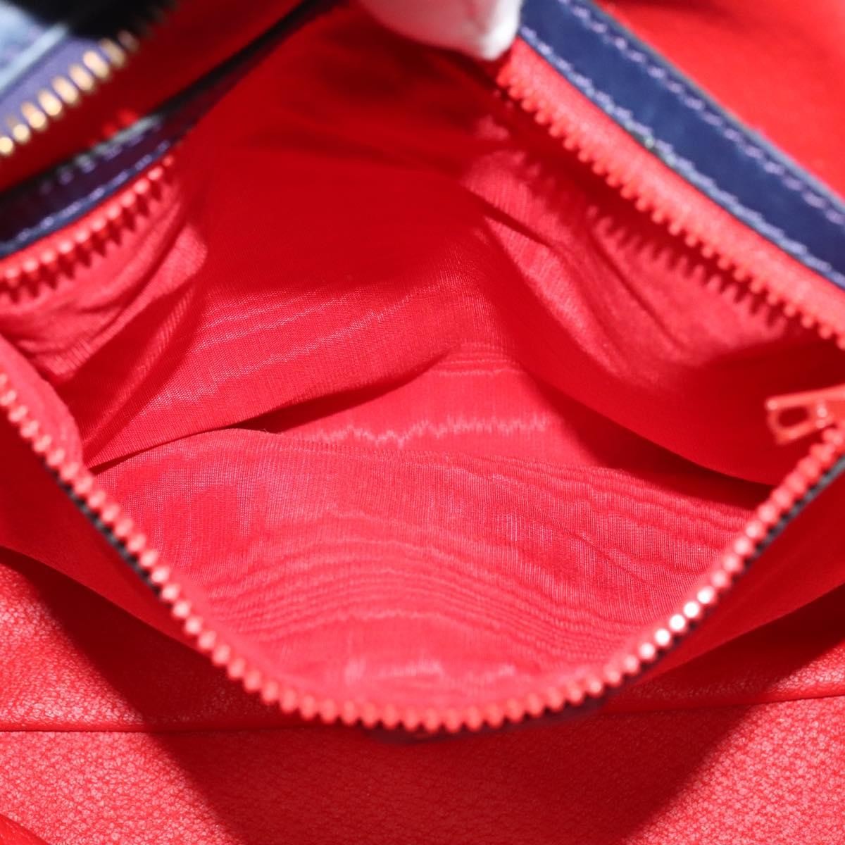 Celine Circle Logo Handbag Leather