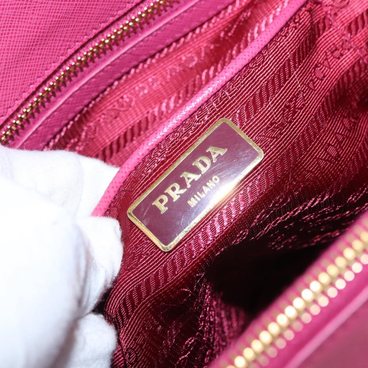 Prada Double Zip Lux Tote Saffiano Leather