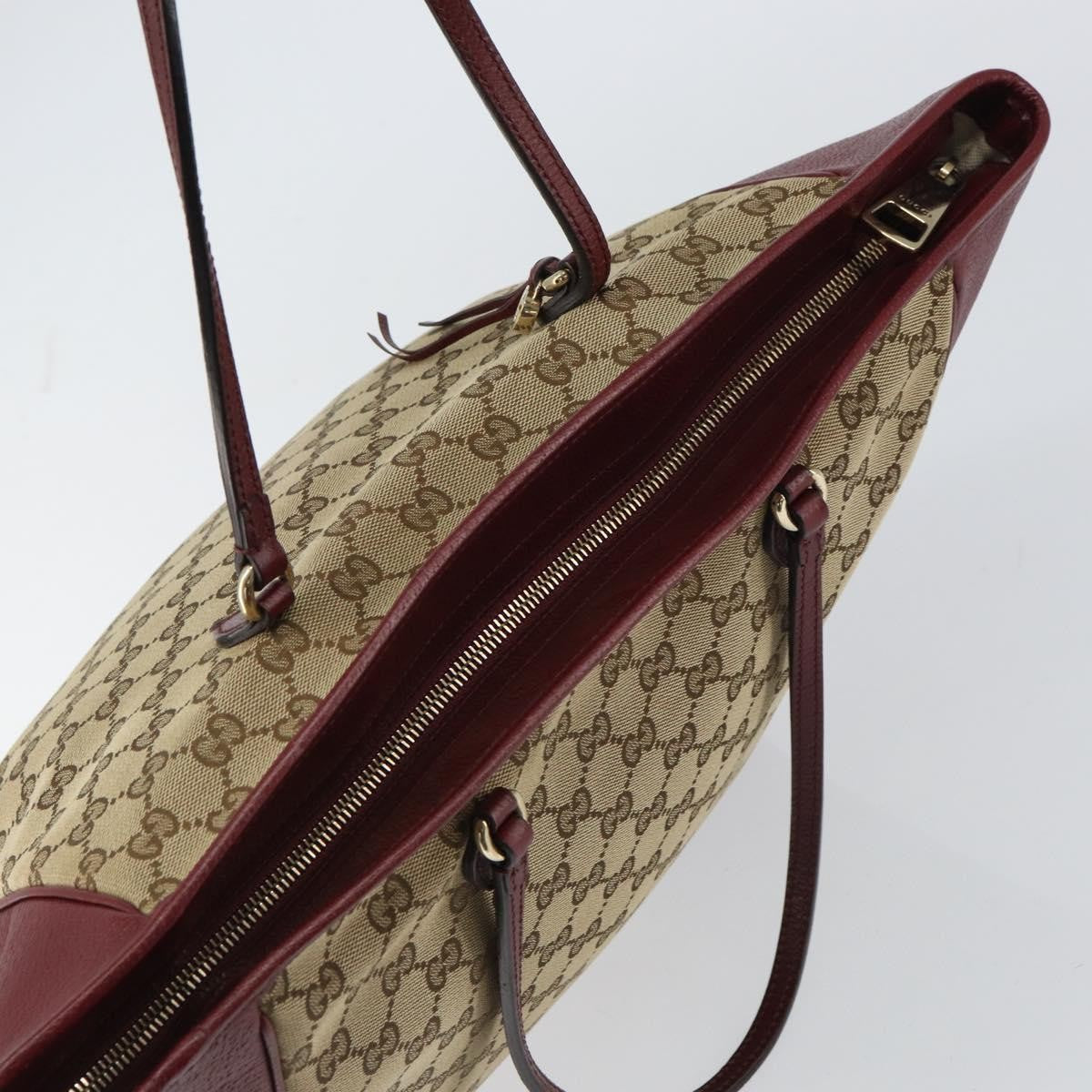 Gucci Bree Tote GG Canvas with Leather