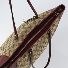 Gucci Bree Tote GG Canvas with Leather