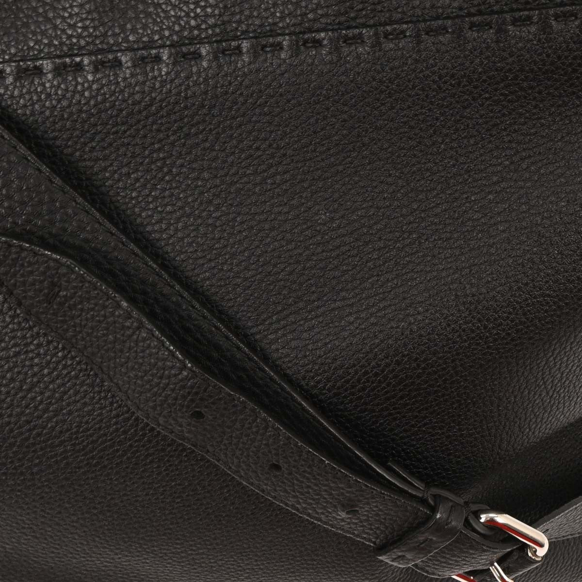 Fendi Monster Selleria Peekaboo Fit Bag Leather