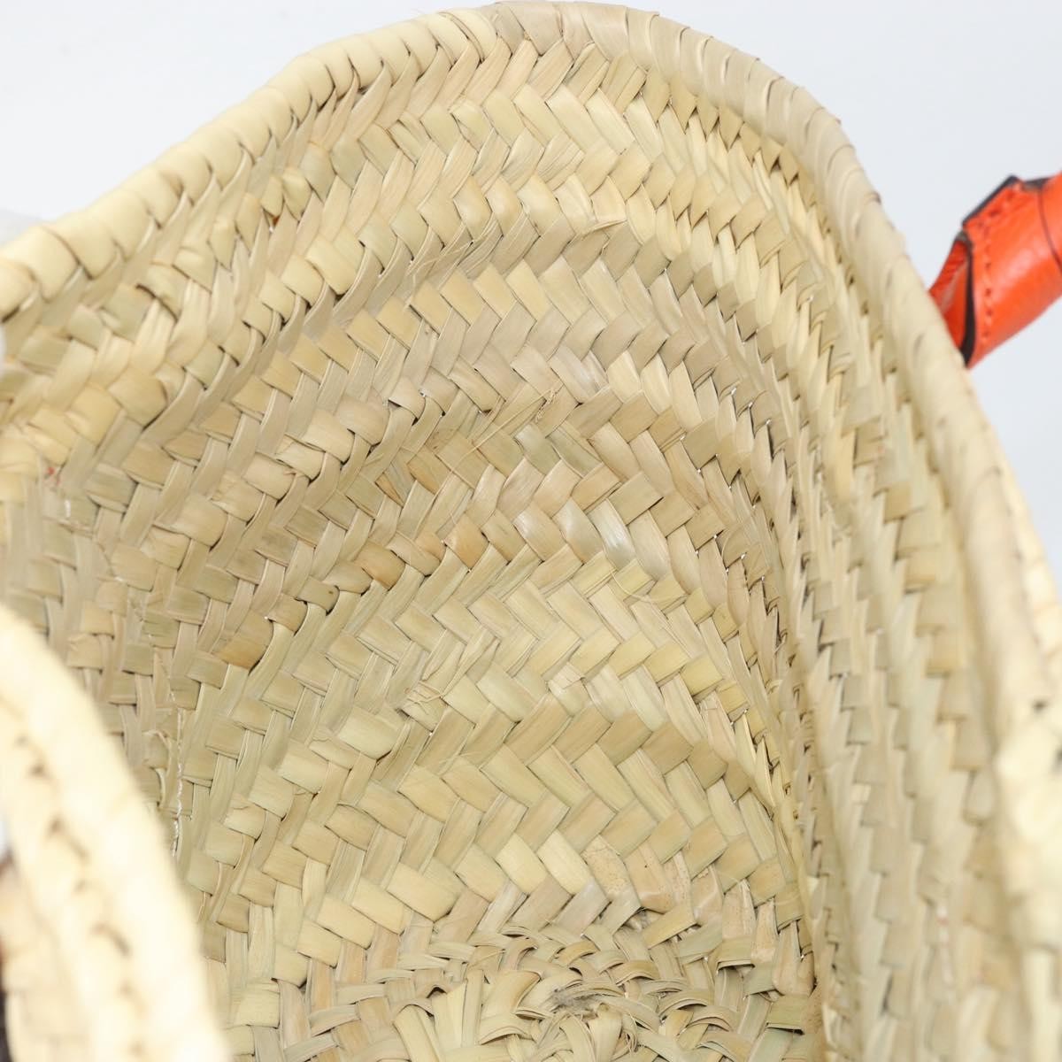 Chloe Marcie Basket Bag Raffia and Leather