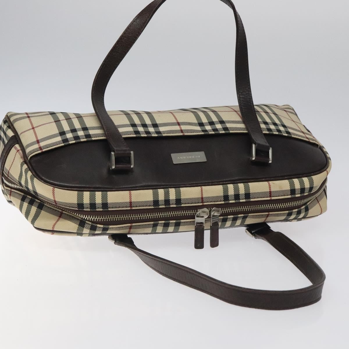 Burberry Nova Check Bowling Bag Canvas