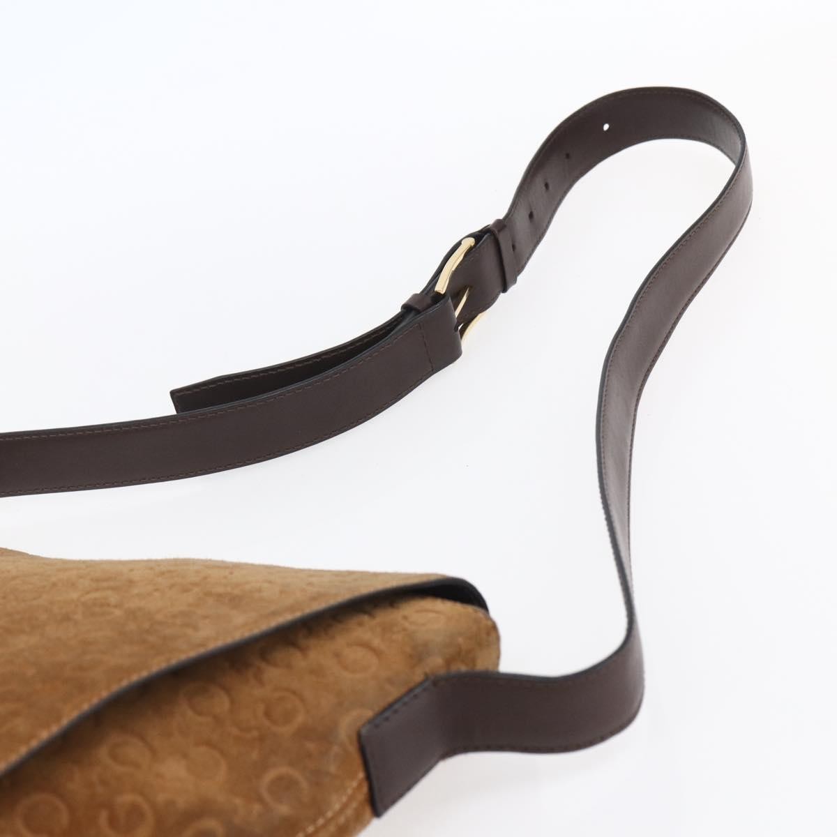 Celine C Macadam Shoulder bag Suede