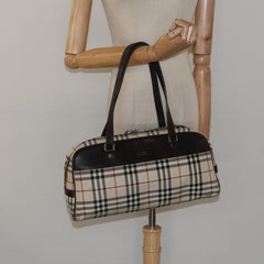 Burberry Nova Check Bowling Bag Canvas