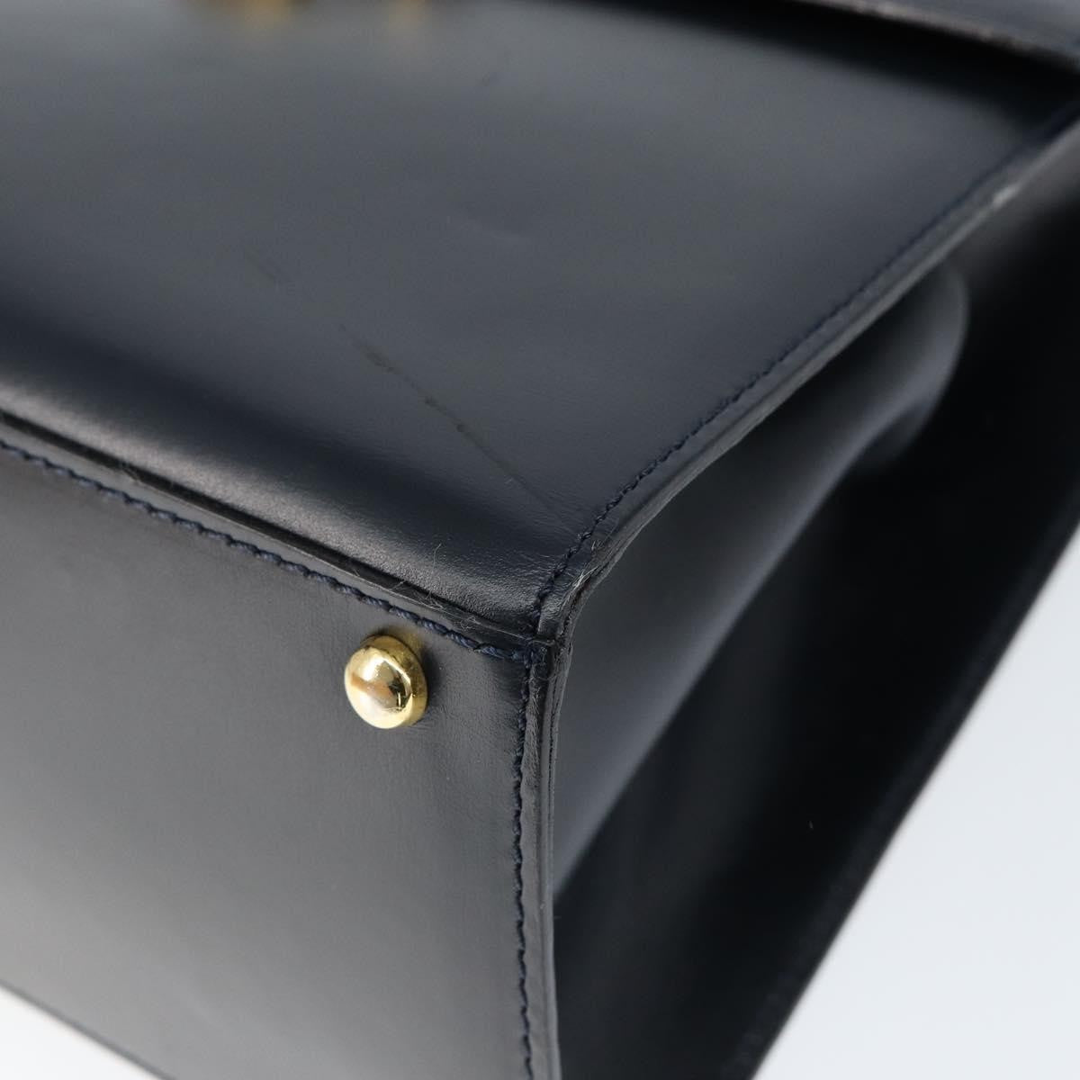 Celine Circle Logo Handbag Leather