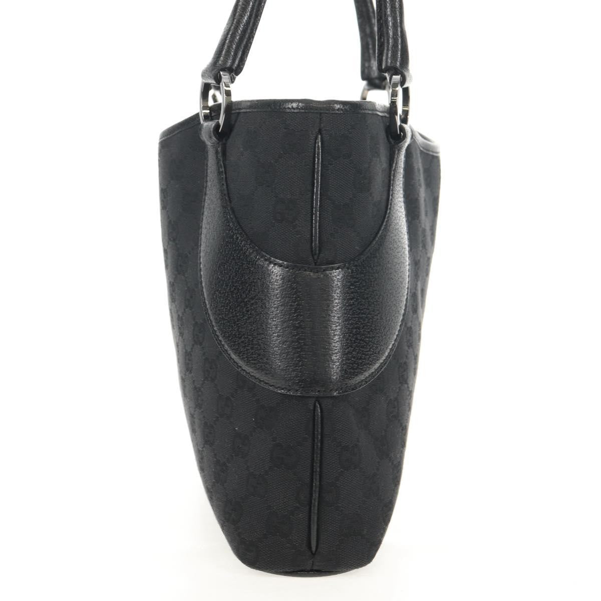 Gucci Vintage Ring Tote GG Canvas with Leather