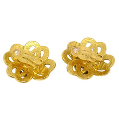 Chanel Vintage CC Earrings Metal