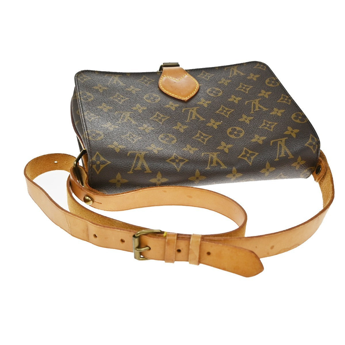 Louis Vuitton Cartouchiere Handbag Monogram Canvas