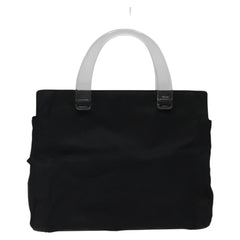 Prada Resin Handle Tote Tessuto