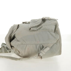 Prada Double Pocket Backpack Chain Shoulder Bag Re-Nylon
