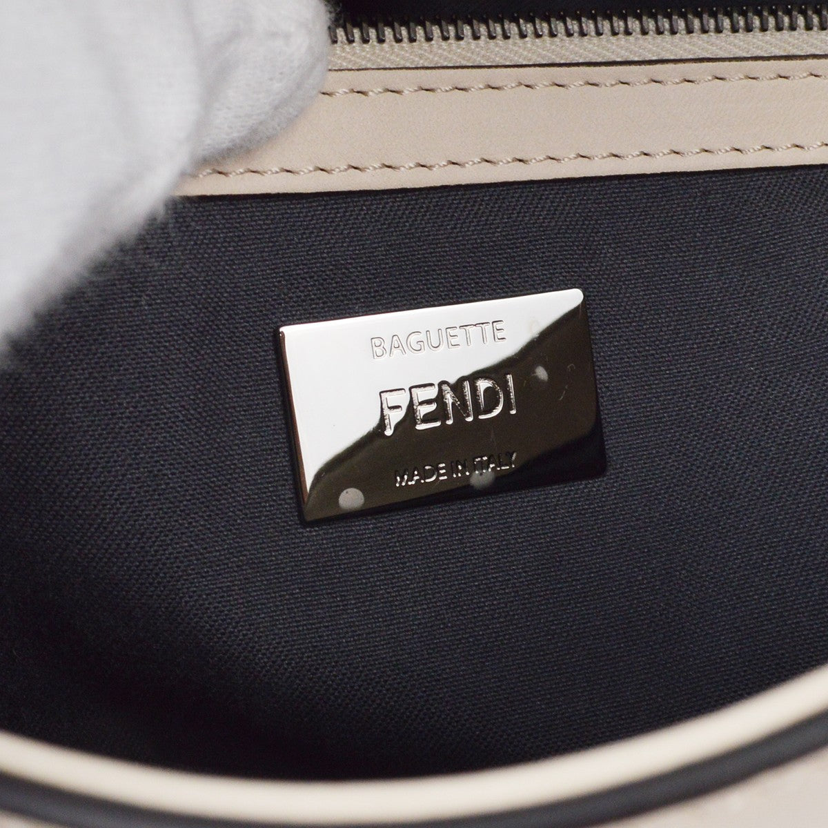 Fendi Baguette Bag Whipstitch Leather